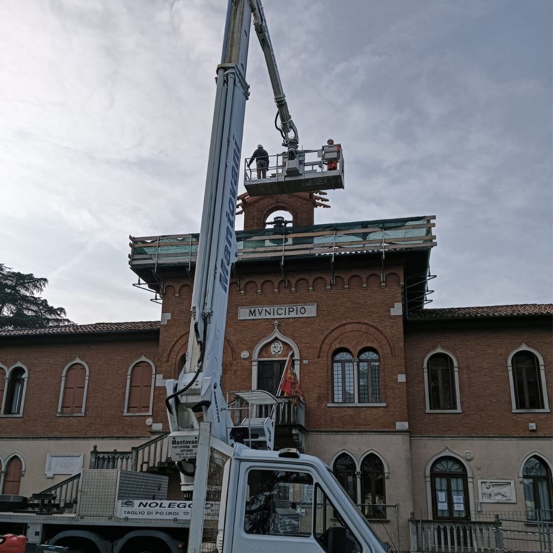 Palazzo municipale di Cona: Manutenzione straordinaria